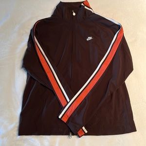 NIKE JACKET WOMAN SIZE LARGE BROWN